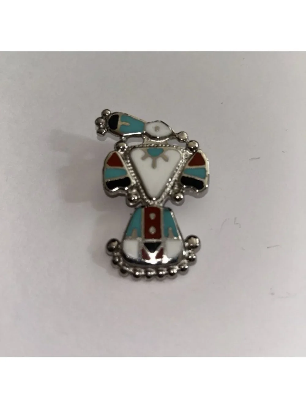 SilverTone Multicolor Bolo Hardware Turquoise Multicolor & Silver
